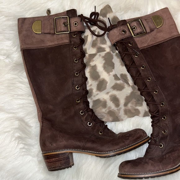 Red Wing Tall Suede Boots - Picture 2 of 7